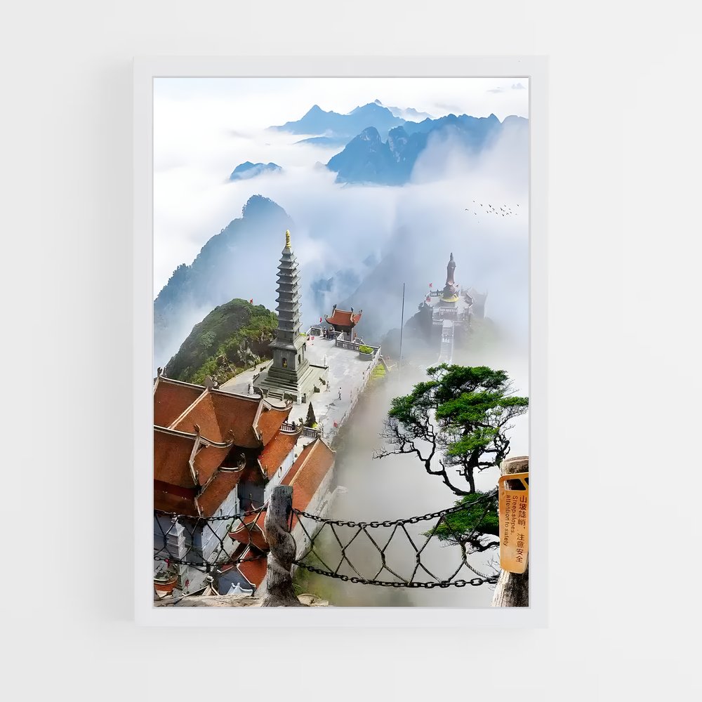 Poster Tranquillité Wudang – affiche Kung Fu (vue 3)